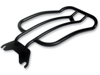 Solo Seat Luggage Rack - Matte Black. Fits Deluxe & Heritage 2005-2017 & Fat Boy 2007-2017.
