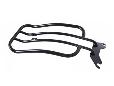 Solo Seat Luggage Rack - Gloss Black. Fits Fat Boy 2018up & Breakout 2013up.