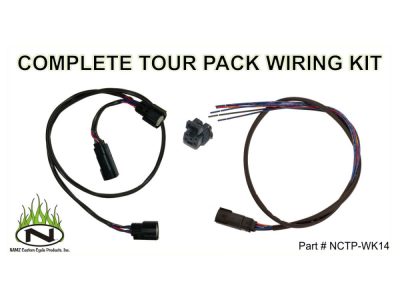 Tour Pack Wiring Installation Kit with Quick-Disconnect. Fits Street Glide & Road Glide Models 2014-2023