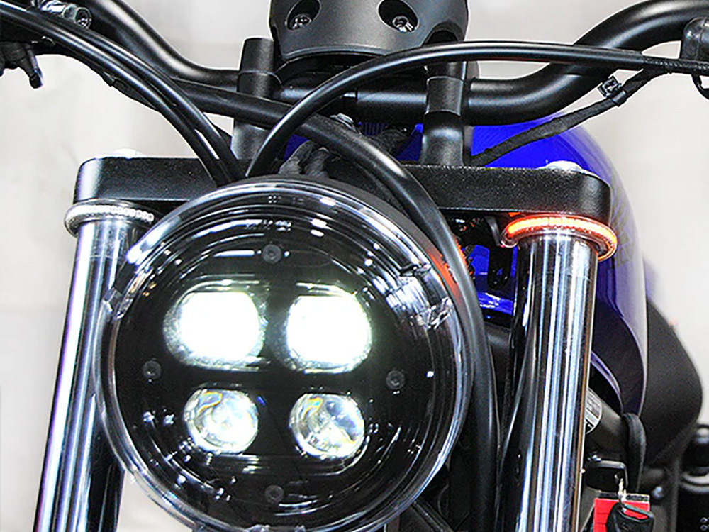360 degrees Front Turn Signal with Clear Lens. Fits Honda CMX / Rebel 500cc 2017up - Image 2