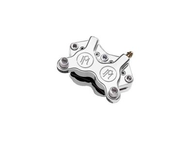 Universal 4 Piston Caliper - Chrome. Fits H-D with 11.5in. Disc Rotor.