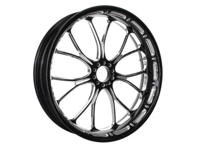 23in. x 3.50in. wide Heathen Wheel - Black Contrast Cut Platinum.