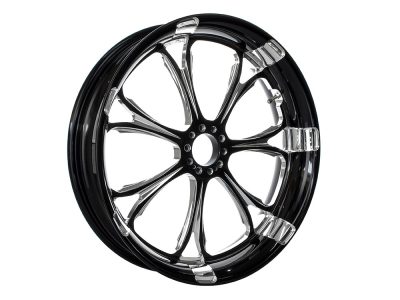 23in. x 3.50in. wide Paramount Wheel - Black Contrast Cut Platinum.