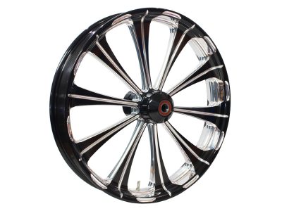 23in. x 3.50in. Revel Wheel with Front Hub - Black Contrast Cut Platinum. Fits Breakout 2013up with ABS.