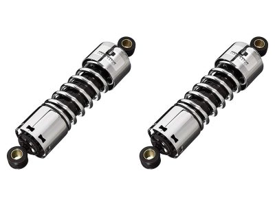 412 Series, 11in. Standard Spring Rate Rear Shock Absorbers - Chrome. Fits Sportster 2004-2021