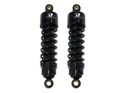 412 Series, 11.5in. Standard Spring Rate Rear Shock Absorbers - Black. Fits Sportster 2004-2021