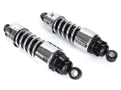 412 Series, 11.5in. Standard Spring Rate Rear Shock Absorbers - Chrome. Fits Touring 2006up.