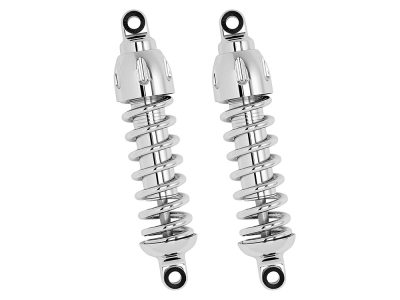 430 Series, 11in. Standard Spring Rate Rear Shock Absorbers - Chrome. Fits Dyna 1991-2017.