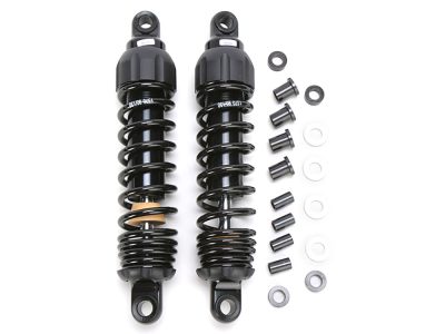 444 Series, 11.5in. Standard Spring Rate Rear Shock Absorbers - Black. Fits Sportster 2004-2021
