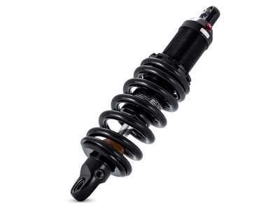 465 Series, 12.2in. Standard Spring Rate Rear Shock Absorber - Black. Fits Softail 2018up.