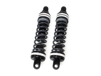944 Series, 13in. Heavy Duty Spring Rate Rear Shock Absorbers - Black. Fits Touring 1980up.
