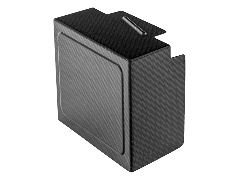 Carbon Battery Side Cover - Matte Finish. Fits Dyna 1997-2005 - Image 2