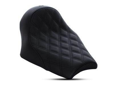 Renegade LS Solo Seat with Black Double Diamond Lattice Stitch. Fits Scout Bobber 2018-2024