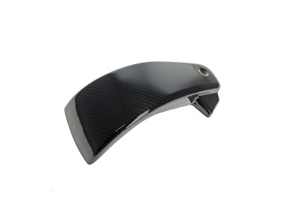 Left Hand Side Carbon Side Cover - Gloss Finish. Fits Softail 2018-2024 without Remote Preload Adjuster
