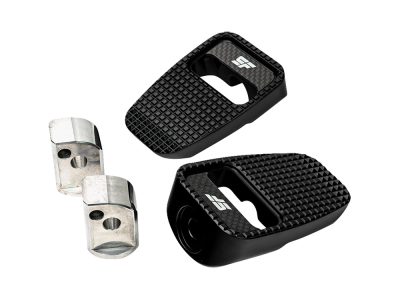 Fatty Footpegs - Black. Fits Softail 2018up Rear Passenger