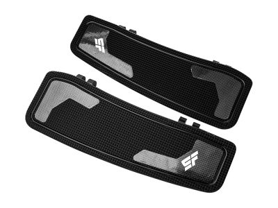 Bagger Rider Floorboards - Black. Fits Touring 1980up, FL Softail 1986-2017 & Dyna Switchback 2012-2016