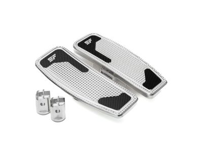Mini Floorboards - Polished. Fits Softail 2018up Front Rider