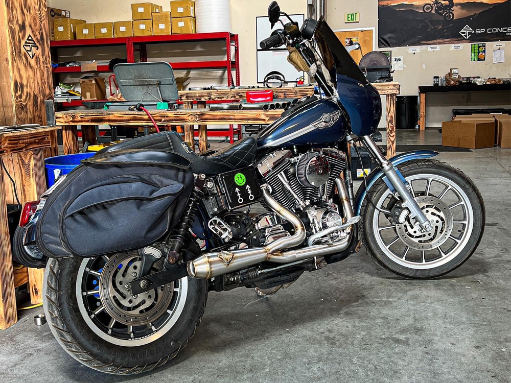 2-into-1 LaneSplitter Exhaust - Stainless Steel. Fits Dyna 1999-2005 - Image 5