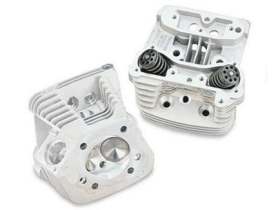 76cc Cylinder Head Kit - Silver. Fits Big Twin 1986-1999.