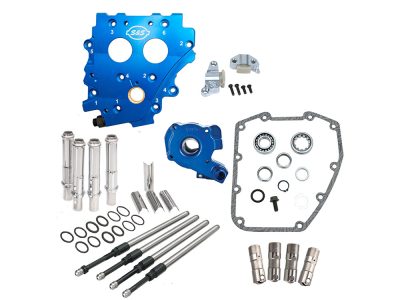 Cam Chest Kit with Chrome Pushrod Kit, No Cam - Suits Chain Drive Camshaft. Fits Twin Cam 1999-2006
