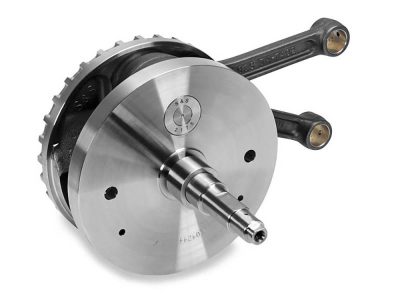 4-3/8in. Stroke Flywheel Assembly with Timken Bearing Upgrade. Fits Twin Cam Dyna 2007-2017 & Touring 2007-2016.