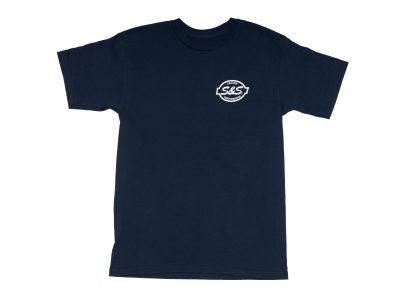 S&S Cycle Performance Parts Navy T-Shirt - Large.