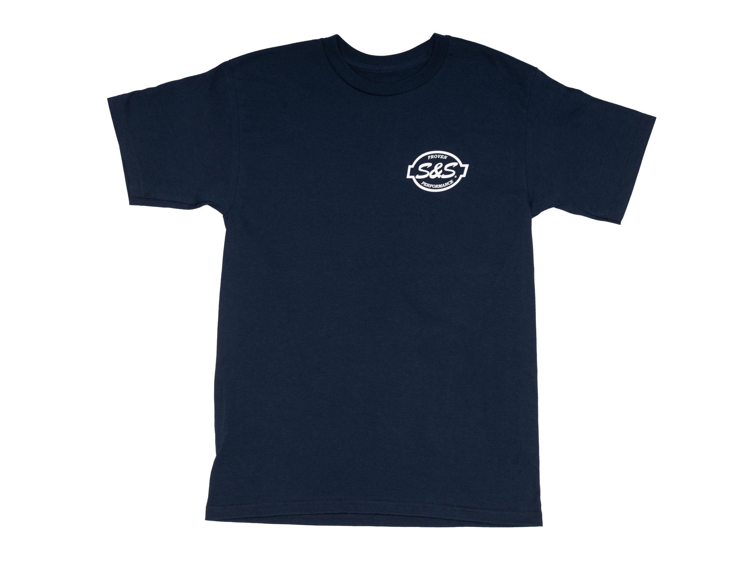 S&S Cycle Performance Parts Navy T-Shirt - Large.