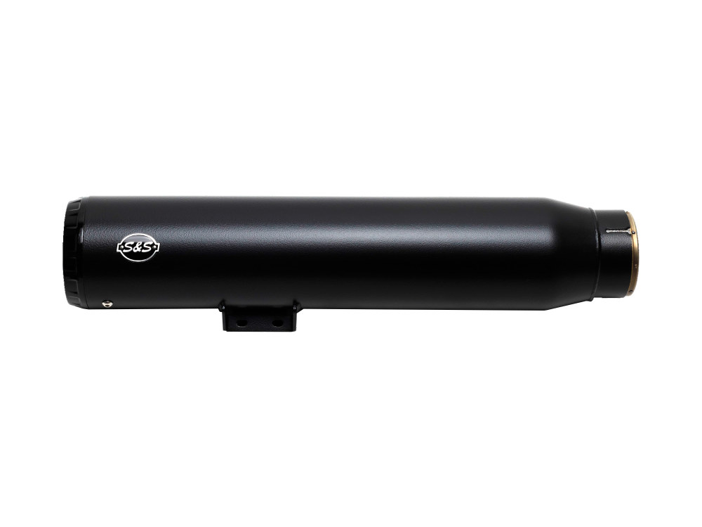 4.5in. Grand National Slip-On Muffler - Black with Black End Cap. Fits Nightster 975 2022up - Image 5
