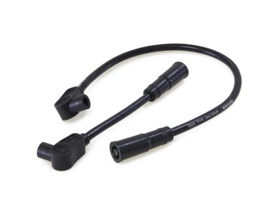 8mm Spark Plug Wire Set - Black. Fits Softail 2000-2017 and Dyna 1999-2017.