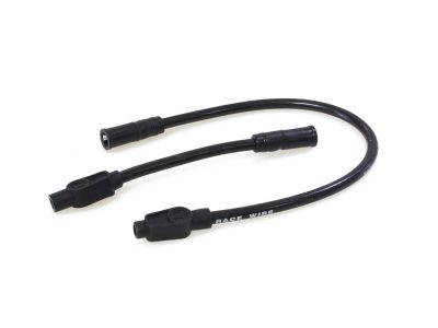 10.4mm Spark Plug Wire Set - Black. Fits Touring 1999-2008 with Carb and Sportster 2007-2021.