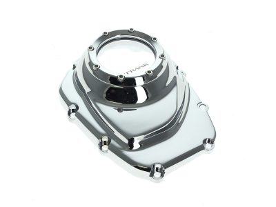 Assault Clear Cam Cover - Chrome. Fits Most Touring 2017-2024 & Softail 2018-2024