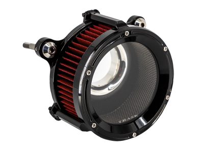 Assault Charge High-Flow 68mm Air Cleaner Kit - Gloss Black. Fits CVO Touring 2023up, Street Glide & Road Glide 2024up, Touring 2025up & Softail 2025up When Running The Screamin' Eagle 68mm Throttle Body