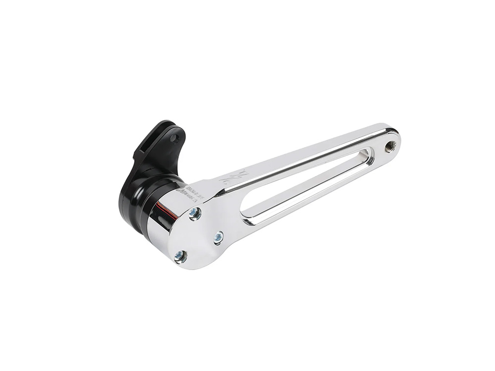 Adjustable Bagger Brake Arm - Chrome. Short Length. Fits Touring 2014up.