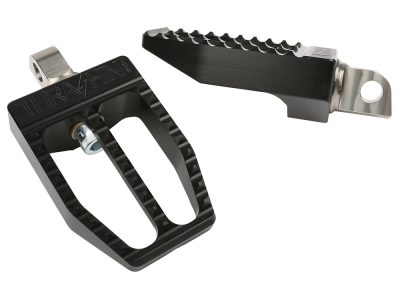 Militant Footpegs with HD Male Mount - Black.