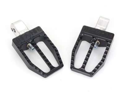 Militant Footpegs - Black. Fits Softail 2018up Rear Passenger