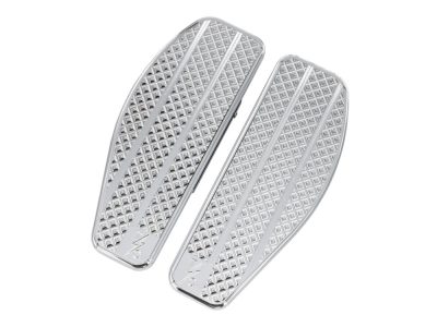 Rear/Passenger Floorboards - Chrome. Fits Touring 1983up