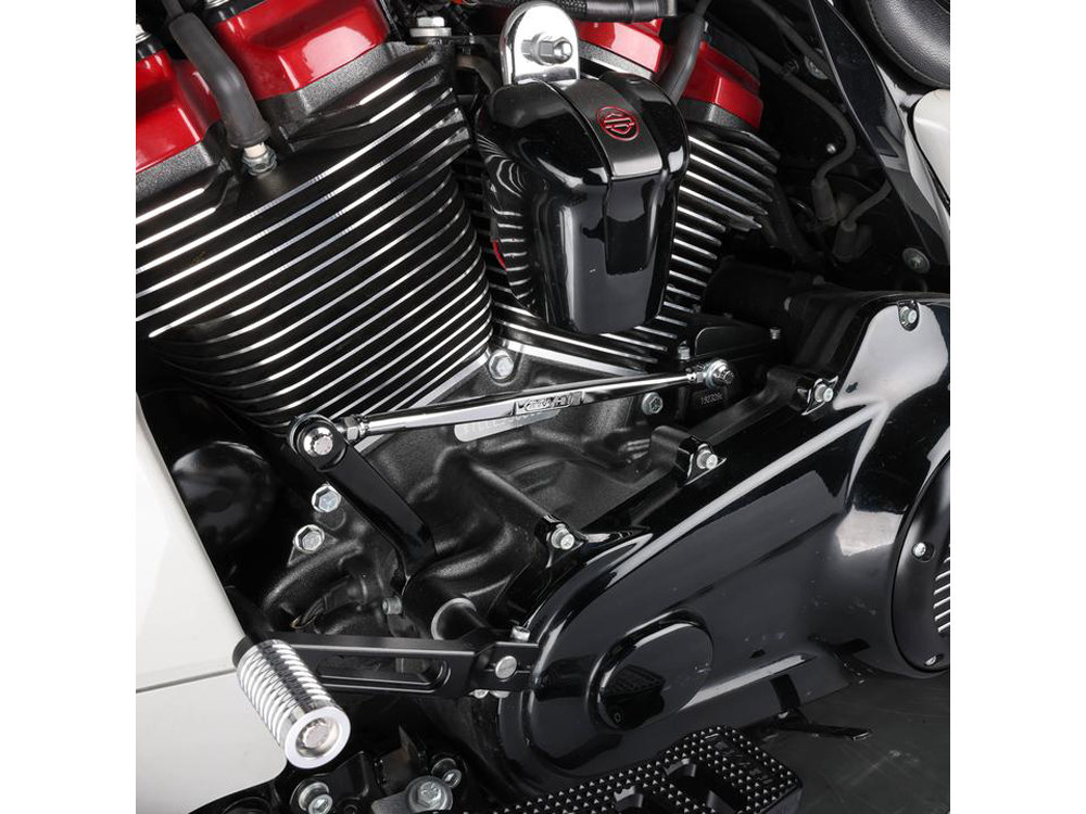 Shift Linkage - Chrome. Fits Softail 1986up, Touring 1980up & Dyna Wide Glide 1993-2003. - Image 3