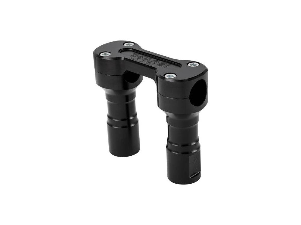 4in. Hole Shot Risers - Black. Fits 1in. Handlebar - Image 2