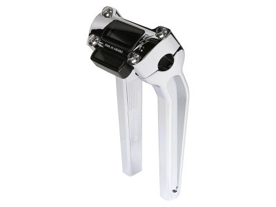 9.5in. Pull Back Thrashin Risers - Chrome. Fits Softail Street Bob, Low Rider ST, Standard & Breakout 2018-2024