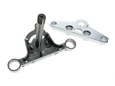 Triple Tree Kit - Chrome. Fits FX Softail 1984-1999 & FXWG 1980-1986