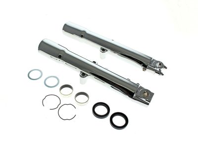 Fork Sliders - Chrome. Fits FL Softail 1986-1999