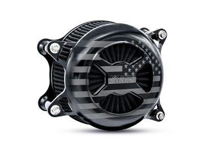 VO2 America Air Cleaner Kit - Black. Fits CVO Touring 2023up, Street Glide & Road Glide 2024up, Touring 2025up & Softail 2025up