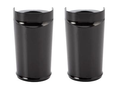 Smooth Fat Fork Boots - Black. Fits Touring 2014up.