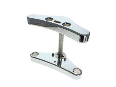 3 Degree Raked 39mm Wide Glide Conversion Triple Tree Kit - Chrome. Fits Sportster 1988-2003, FXR 1988-1994 & Dyna 1991-2005.