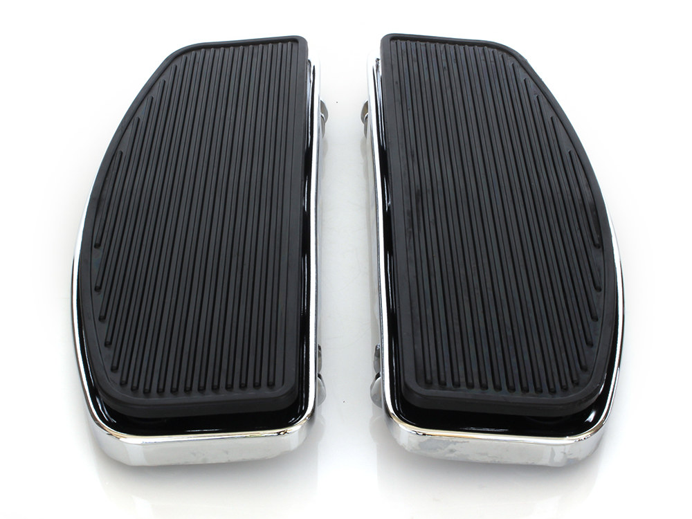Traditional Shape Floorboards. Fits Touring 1980up, FL Softail 1986-2017 & Dyna Switchback 2012-2016 - Rollies Speed Shop